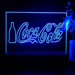 Coca-Cola Bottle and Logo LED Desk Light