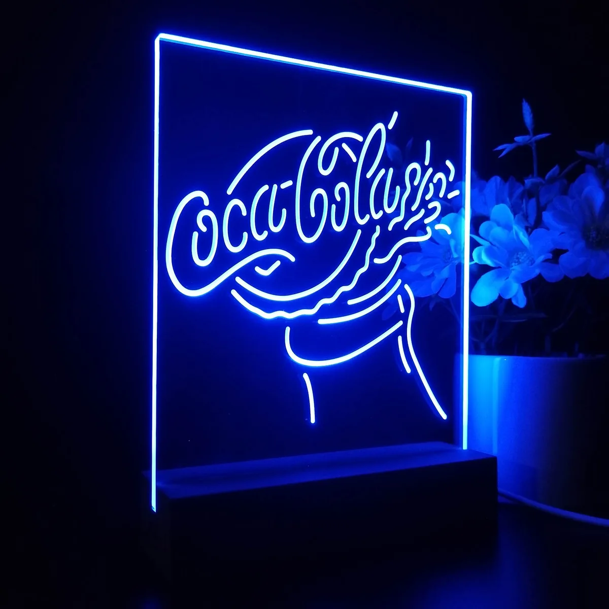 Coca-Cola Bottle Open LED Desk Light