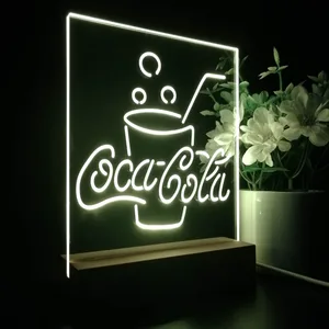 Coca-Cola Cup with Bubbles LED Desk Light