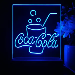 Coca-Cola Cup with Bubbles LED Desk Light