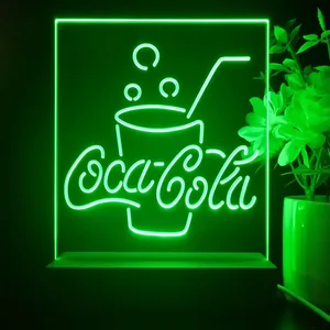 Coca-Cola Cup with Bubbles LED Desk Light