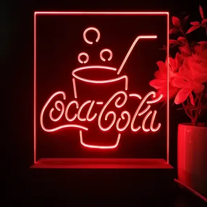 Coca-Cola Cup with Bubbles LED Desk Light