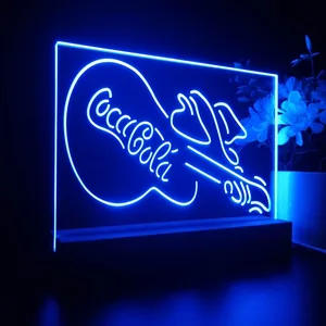 Coca-Cola Guitar LED Desk Light