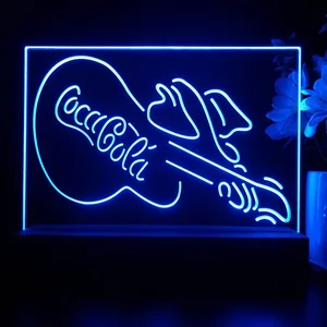 Coca-Cola Guitar LED Desk Light