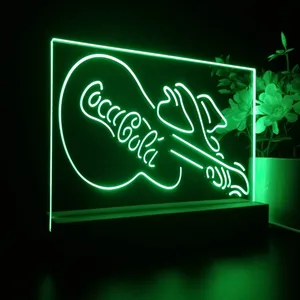 Coca-Cola Guitar LED Desk Light