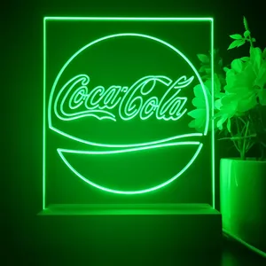 Coca-Cola Logo 2 LED Desk Light