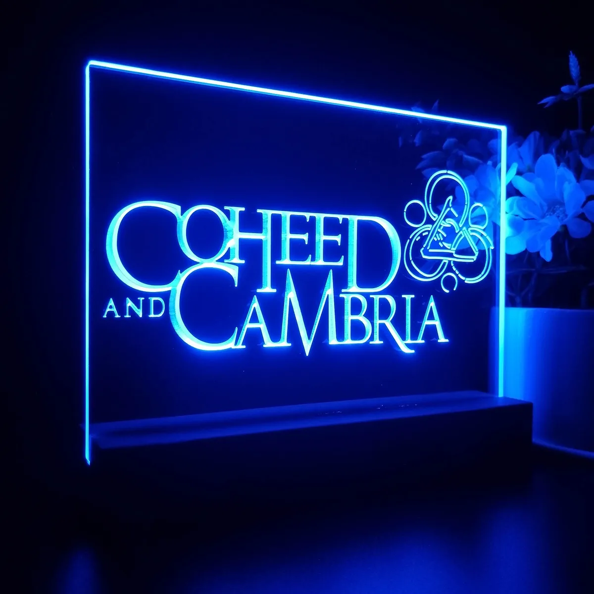 Coheed And Cambria Logo 1 LED Desk Light