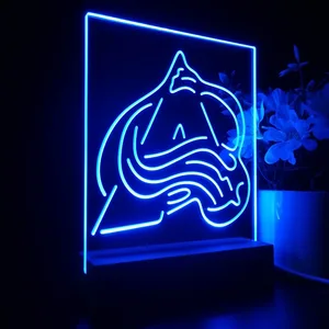 Colorado Avalanche Logo LED Desk Light