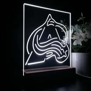 Colorado Avalanche Logo LED Desk Light