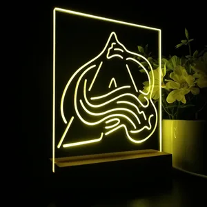 Colorado Avalanche Logo LED Desk Light