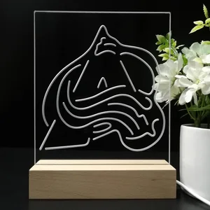 Colorado Avalanche Logo LED Desk Light