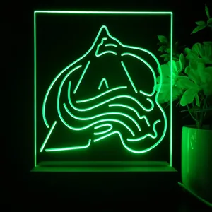 Colorado Avalanche Logo LED Desk Light