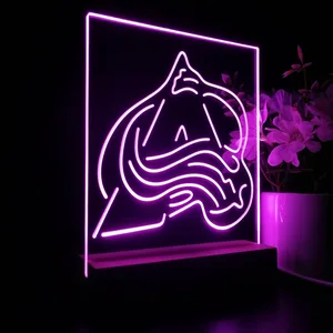 Colorado Avalanche Logo LED Desk Light