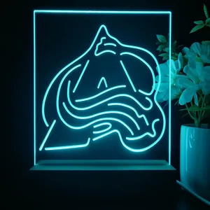 Colorado Avalanche Logo LED Desk Light