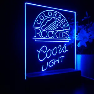Colorado Rockies Coors Light LED Desk Light