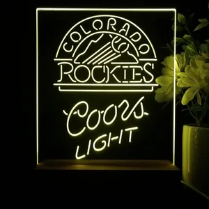 Colorado Rockies Coors Light LED Desk Light