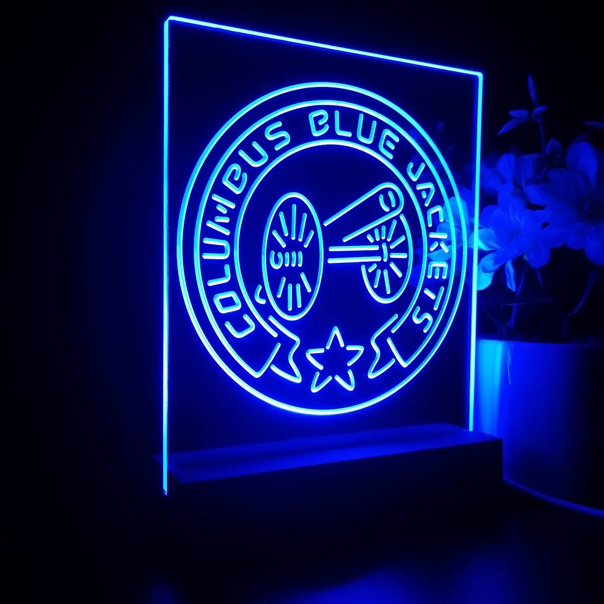 Columbus Blue Jackets Alternate LED Desk Light