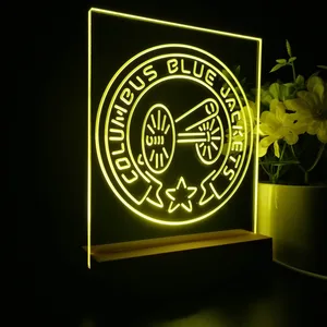 Columbus Blue Jackets Alternate LED Desk Light