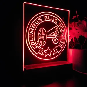 Columbus Blue Jackets Alternate LED Desk Light