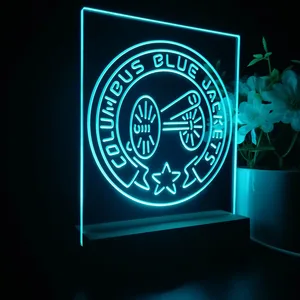 Columbus Blue Jackets Alternate LED Desk Light