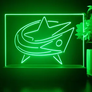 Columbus Blue Jackets Logo 1 LED Desk Light