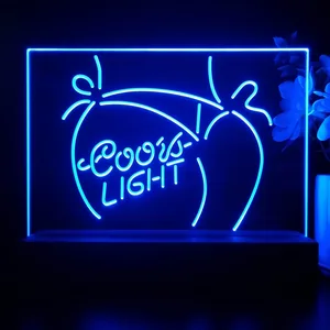 Coors Light Bikini Girl LED Desk Light