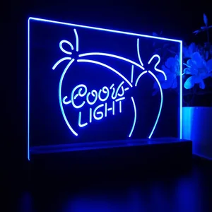 Coors Light Bikini Girl LED Desk Light