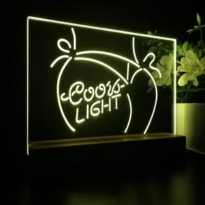 Coors Light Bikini Girl LED Desk Light