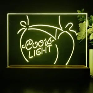 Coors Light Bikini Girl LED Desk Light