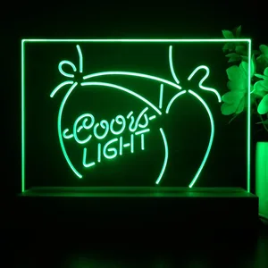Coors Light Bikini Girl LED Desk Light