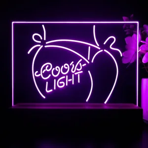 Coors Light Bikini Girl LED Desk Light
