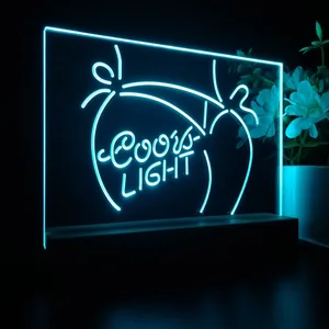 Coors Light Bikini Girl LED Desk Light