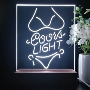 Coors Light Bikini LED Desk Light