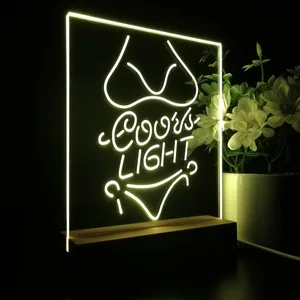 Coors Light Bikini LED Desk Light