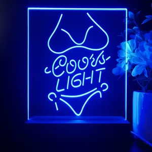 Coors Light Bikini LED Desk Light