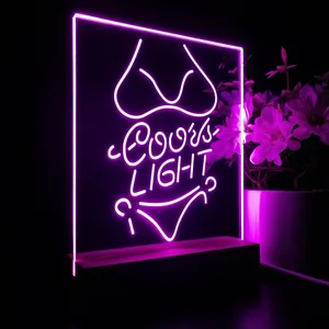 Coors Light Bikini LED Desk Light