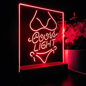 Coors Light Bikini LED Desk Light