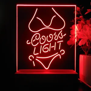 Coors Light Bikini LED Desk Light