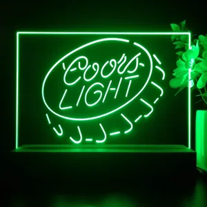 Coors Light Bottlecap LED Desk Light