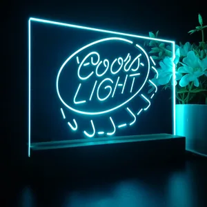 Coors Light Bottlecap LED Desk Light