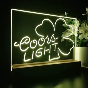 Coors Light Clover 2 LED Desk Light