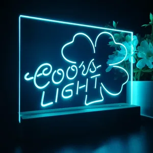 Coors Light Clover 2 LED Desk Light