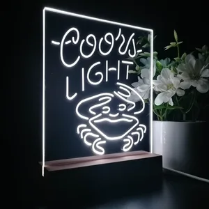 Coors Light Crabby LED Desk Light