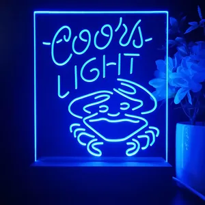 Coors Light Crabby LED Desk Light