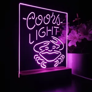 Coors Light Crabby LED Desk Light