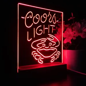 Coors Light Crabby LED Desk Light