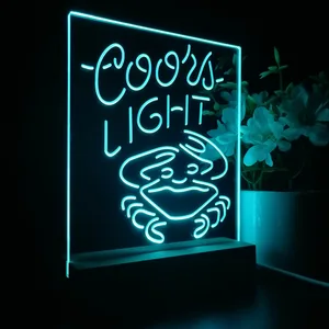 Coors Light Crabby LED Desk Light