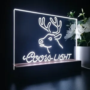 Coors Light Deer LED Desk Light