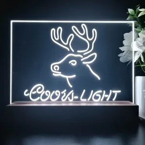 Coors Light Deer LED Desk Light