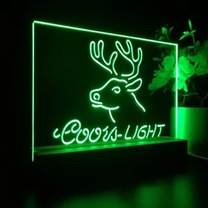 Coors Light Deer LED Desk Light